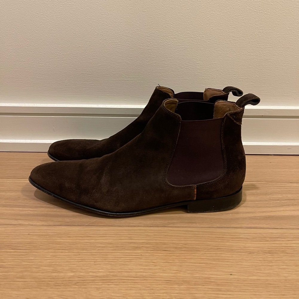 Paul Smith Men’s Suede Chelsea Boots Size 10.5